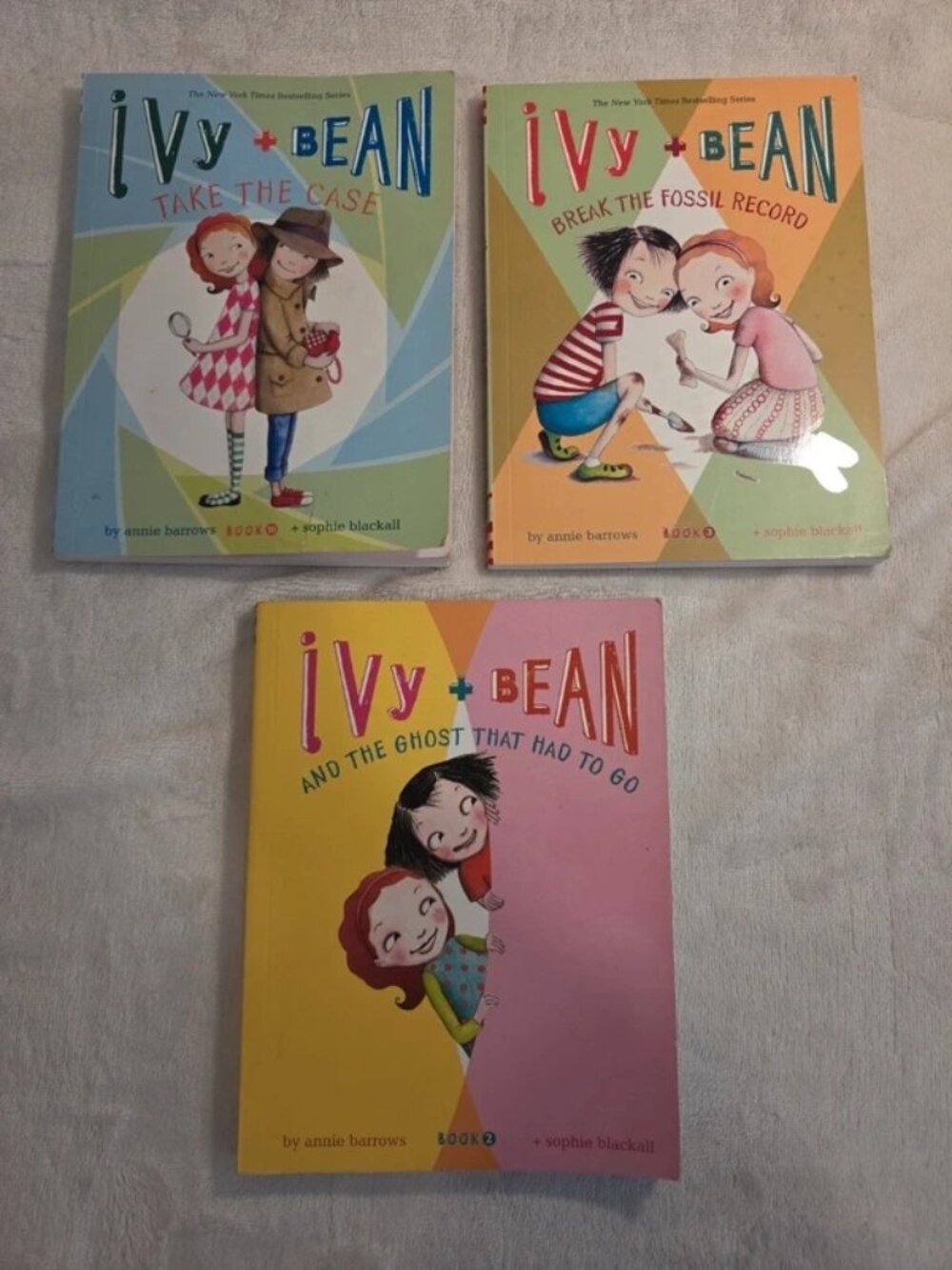 Ivy + Bean Paperback Chapter Books Lot of 3 (Books 2, 3, 10)